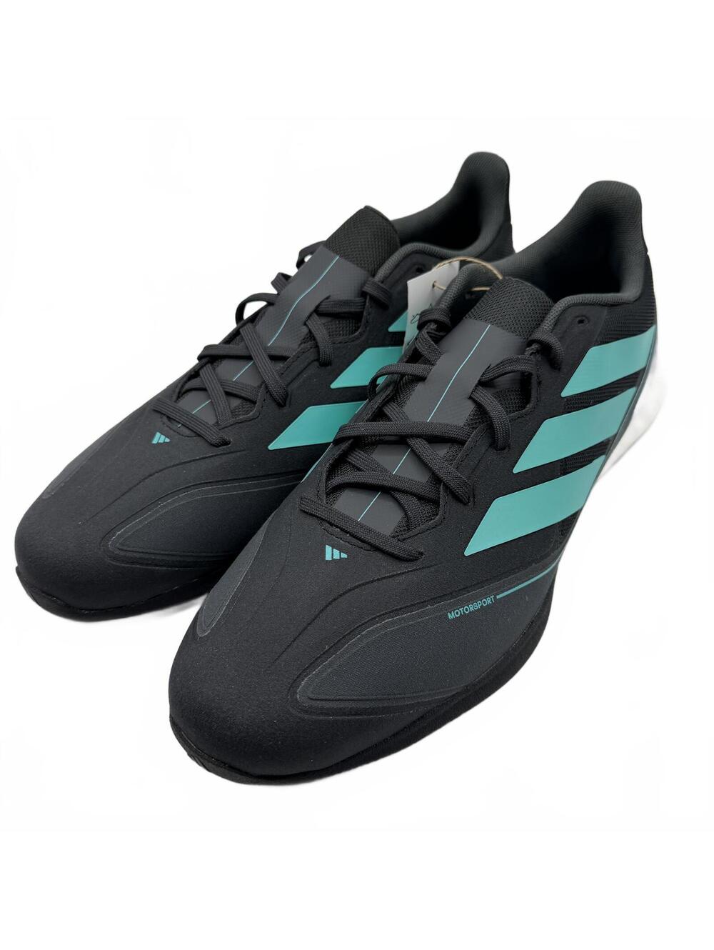 Mercedes AMG PETRONAS F1 Team × adidas Feroza Base Black JQ3273 Men's Size 10.5 - Picture 2 of 13